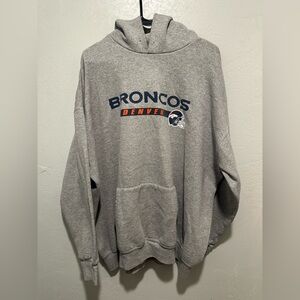 NFL Gray Broncos Hoodie